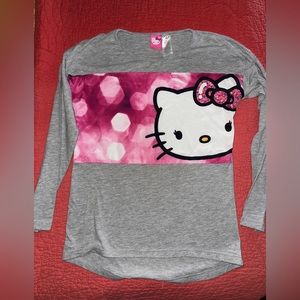 Hello kitty shirt long sleeve super cute large girls
